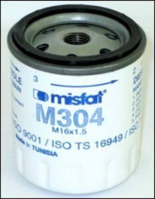 MISFAT M304 - Топливный фильтр autosila-amz.com