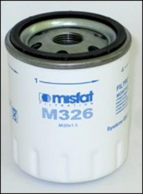 MISFAT M326 - Топливный фильтр autosila-amz.com