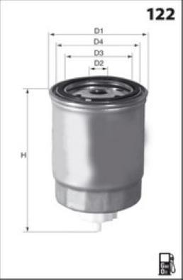 MISFAT M704 - Топливный фильтр autosila-amz.com