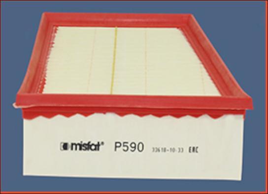 MISFAT P590 - Воздушный фильтр, двигатель autosila-amz.com