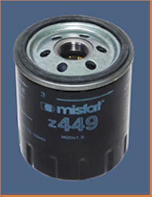MISFAT Z449 - Масляный фильтр autosila-amz.com