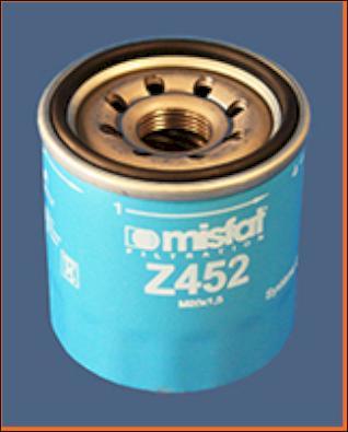 MISFAT Z452 - Масляный фильтр autosila-amz.com