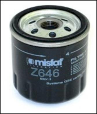 MISFAT Z646 - Масляный фильтр autosila-amz.com