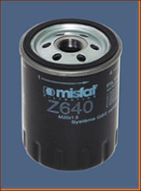 MISFAT Z640 - Масляный фильтр autosila-amz.com