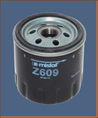 MISFAT Z609 - Масляный фильтр autosila-amz.com