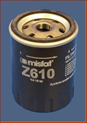 MISFAT Z610 - Масляный фильтр autosila-amz.com