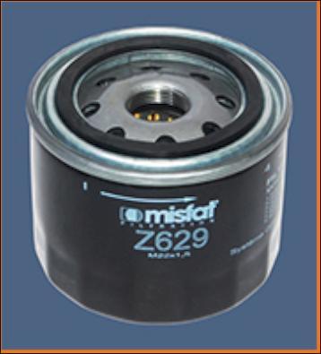 MISFAT Z629 - Масляный фильтр autosila-amz.com