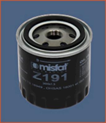 MISFAT Z191 - Масляный фильтр autosila-amz.com