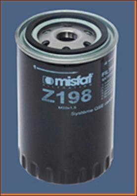 MISFAT Z198 - Масляный фильтр autosila-amz.com