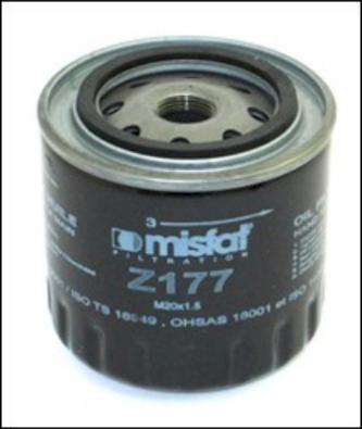 MISFAT Z177 - Масляный фильтр autosila-amz.com