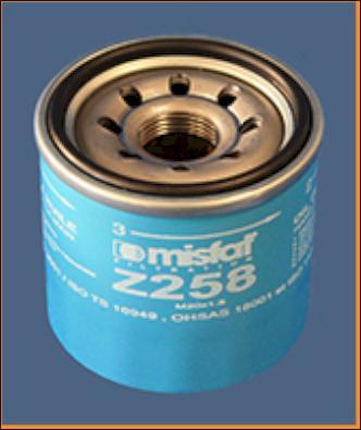 MISFAT Z258 - Масляный фильтр autosila-amz.com