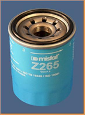 MISFAT Z265 - Масляный фильтр autosila-amz.com