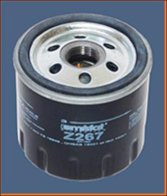 MISFAT Z267 - Масляный фильтр autosila-amz.com