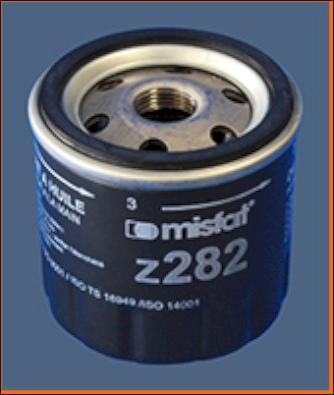 MISFAT Z282 - Масляный фильтр autosila-amz.com