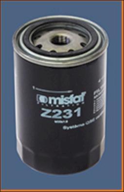 MISFAT Z231 - Масляный фильтр autosila-amz.com