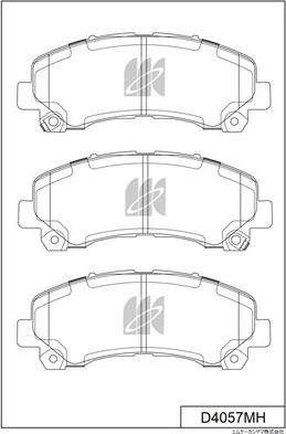 BENDIX 511310 - Тормозные колодки, дисковые, комплект autosila-amz.com