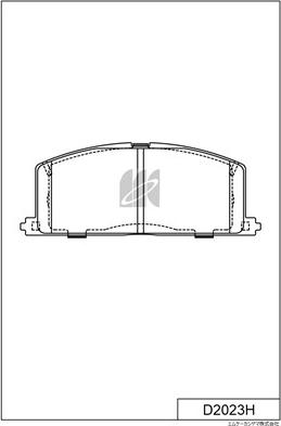 Allied Nippon ADB31264 - Тормозные колодки, дисковые, комплект autosila-amz.com