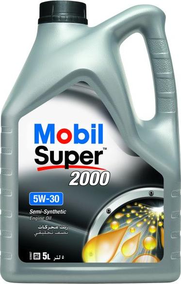 Mobil 153536 - Масло моторное Mobil Super 2000 X1 5W30 5л autosila-amz.com