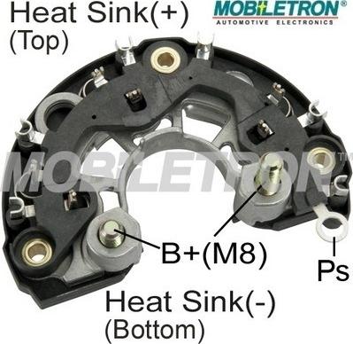 Mobiletron RB-119H - Выпрямитель, диодный мост, генератор autosila-amz.com