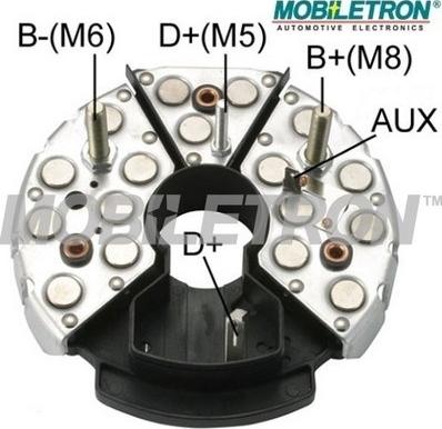 Mobiletron RB-78HA - Выпрямитель, диодный мост, генератор autosila-amz.com