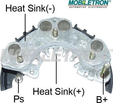 Mobiletron RH-25 - Выпрямитель, диодный мост, генератор autosila-amz.com