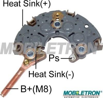 Mobiletron RN-51 - Выпрямитель, диодный мост, генератор autosila-amz.com