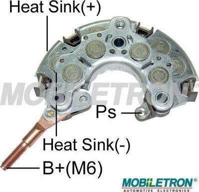 Mobiletron RN-03PL - Выпрямитель, диодный мост, генератор autosila-amz.com