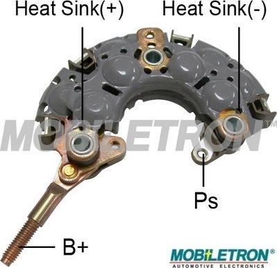 Mobiletron RN-36 - Выпрямитель, диодный мост, генератор autosila-amz.com