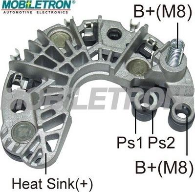 Mobiletron RP-43 - Выпрямитель, диодный мост, генератор autosila-amz.com