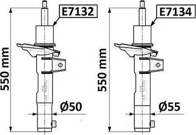 Monroe E7134 - Амортизатор autosila-amz.com