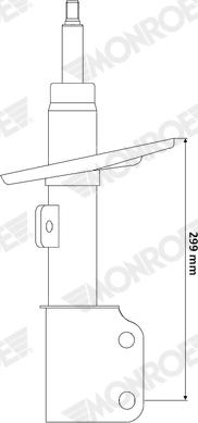 Monroe G8658 - Амортизатор autosila-amz.com