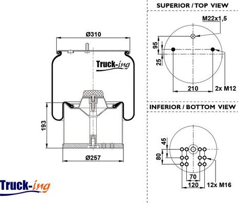 Montcada 0293020 - Кожух пневматической рессоры autosila-amz.com