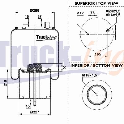 Montcada 0293338 - Кожух пневматической рессоры autosila-amz.com