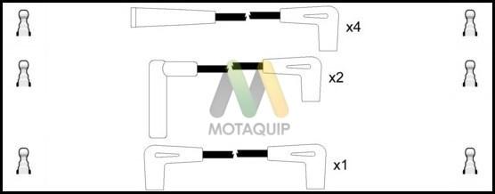 Motaquip LDRL437 - Комплект проводов зажигания autosila-amz.com