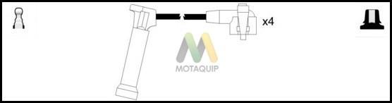 Motaquip LDRL574 - Комплект проводов зажигания autosila-amz.com