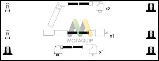 Motaquip LDRL651 - Комплект проводов зажигания autosila-amz.com