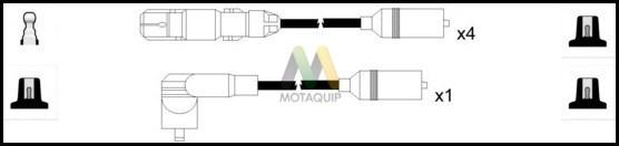 Motaquip LDRL613 - Комплект проводов зажигания autosila-amz.com