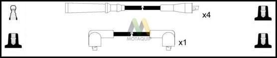 Motaquip LDRL1496 - Комплект проводов зажигания autosila-amz.com