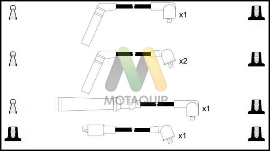 Motaquip LDRL1498 - Комплект проводов зажигания autosila-amz.com