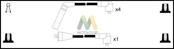 Motaquip LDRL1409 - Комплект проводов зажигания autosila-amz.com