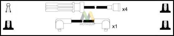 Motaquip LDRL1435 - Комплект проводов зажигания autosila-amz.com