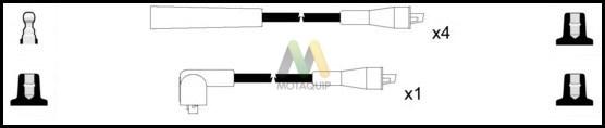 Motaquip LDRL231 - Комплект проводов зажигания autosila-amz.com