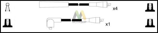 Motaquip LDRL1478 - Комплект проводов зажигания autosila-amz.com