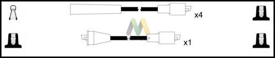 Motaquip LDRL1505 - Комплект проводов зажигания autosila-amz.com