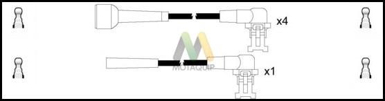 Motaquip LDRL1503 - Комплект проводов зажигания autosila-amz.com