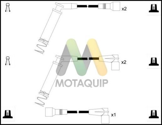 Motaquip LDRL1588 - Комплект проводов зажигания autosila-amz.com