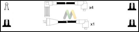 Motaquip LDRL1666 - Комплект проводов зажигания autosila-amz.com