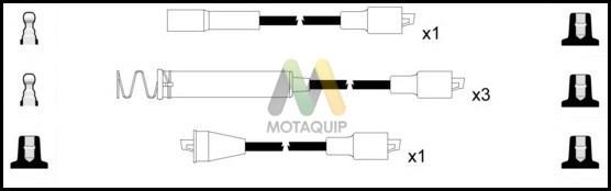Motaquip LDRL1628 - Комплект проводов зажигания autosila-amz.com
