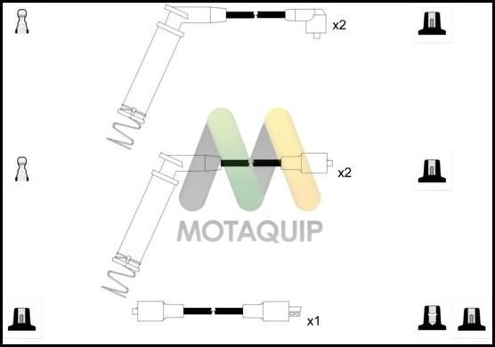 Motaquip LDRL1004 - Комплект проводов зажигания autosila-amz.com