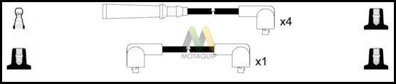 Motaquip LDRL1080 - Комплект проводов зажигания autosila-amz.com